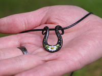 「南部鉄アクセサリー　Ｆｌｏｗｅｒ　Ｊｅｗｅｌｒｙ　ペンダント」
