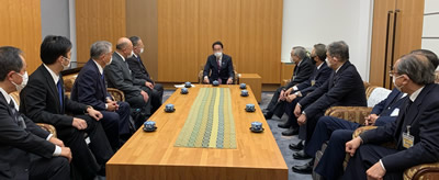 岸田文雄内閣総理大臣への表敬訪問